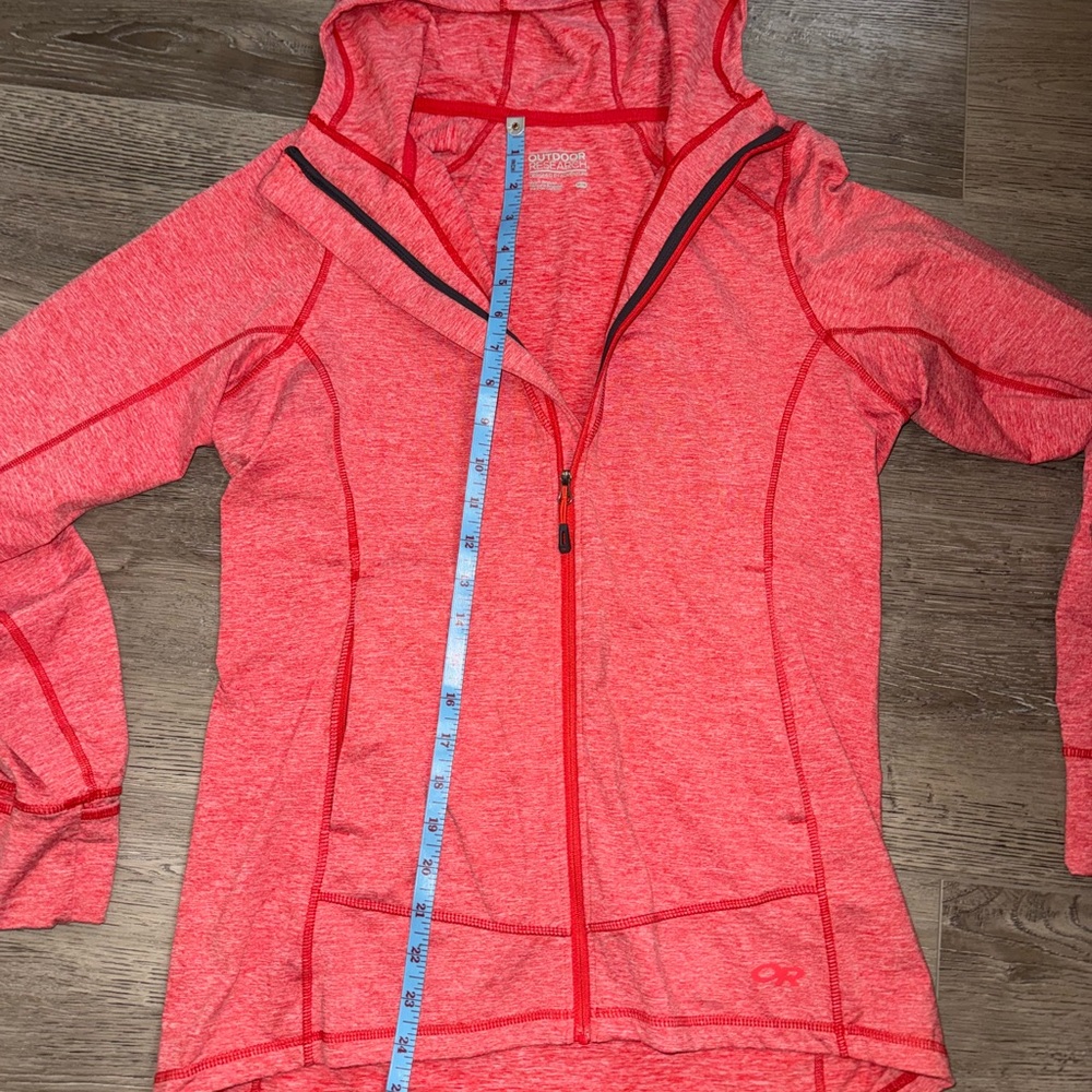 Outdoor Research Heathered Red Pullover full zip jacket - Picture 6 of 7